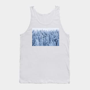 Trees covered in snow Tank Top